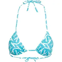 Calvin Klein Triangle Bikinitop dames Blauw dessin M/38
