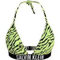 Calvin Klein Triangle Bikinitop dames Geel dessin XS/34