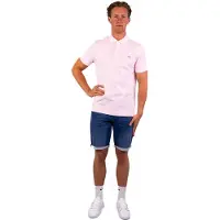 Lacoste Short Sleeve Polo Flamingo Size: L | Single Breasted Coats Outlet | Heren |