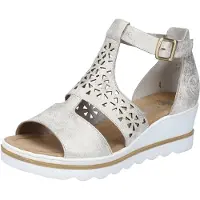 Rieker dames sleehak beige goud
