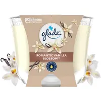 Glade Lang Brandende Kaars Romantic Vanilla Blossoms 100% Raapzaadwax