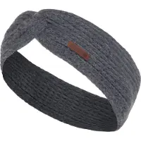 Knit Factory Joy Hoofdband - Antraciet - One Size