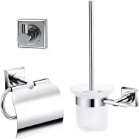 Best design Viera toilet accessoires set chroom