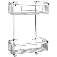 Best design Rome Doucherek 2 schaps chroom