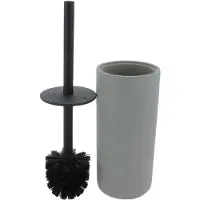 Differnz Wc-borstel Met Houder Jukon - Beton/polyresin - Grijs