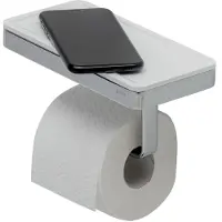 Geesa Toiletrolhouder Frame met Planchet Wit Chroom