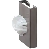 Geesa Hygiënezakjeshouder Nemox Geborsteld Zwart