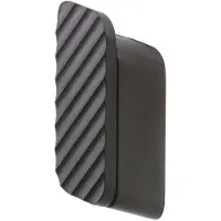 Geesa Handdoekhaak Medium Met Diagonaal Strepenpatroon Shift Zwart Metaal Geborsteld