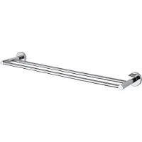 Haceka Kosmos Handdoekhouder - 60cm - dubbel - chroom 1208560