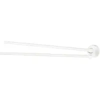Haceka Handdoekhouder Kosmos Dubbel en Draaibaar 46 cm Mat Wit