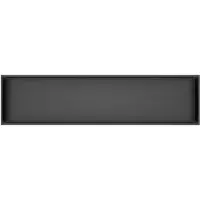 Best design Inbouwnis Elah 121x28x7 cm Gunmetal