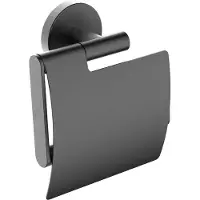 Wiesbaden Toiletrolhouder Alonzo Met Klep Gunmetal