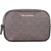 Valentino Toilettas Lady Re Soft Cosmetic Case Moro / Nero Antraciet