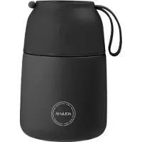 AYA&IDA Lunchbox Foodie Matte Black 500 ml