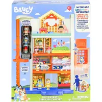 Bluey - Bluey Winkelcentrum Speelset - 15 accessoires - met licht en geluid - 60cm hoog