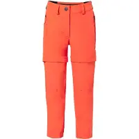 Vaude - Kid's Zip Off Pants Slim Fit - Afritsbroek 158/164, rood