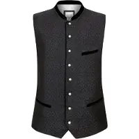 Stockerpoint Klederdracht gilet 'Leono' grafiet / zwart