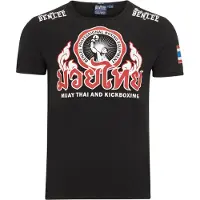 Benlee Functioneel shirt 'Thailand' grijs / rood / zwart / wit
