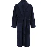 Ralph Lauren Heren Katoenen badstof kamerjas (XXL), Homewear, Marineblauw 714853990001