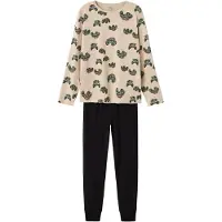 Name it Nachtkledij 'Monster Truck' bruin / grijs / greige / zwart