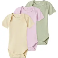Name it Rompertje/body chamois / groen / sering