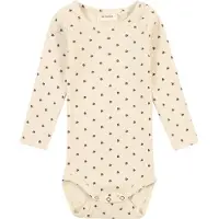 Lil´ Atelier Rompertje/body 'Lago Kim' sand / cognac / zwart