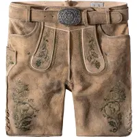 Stockerpoint Klederdracht broek 'Girgl' camel / grijs
