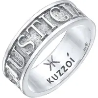 KUZZOI Ring zilver