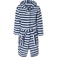 Playshoes Badjas 'Maritim' blauw / wit