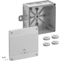 Spelsberg Abox Pro 100 AB-L Aftakkast (l x b x h) 152 x 152 x 85 mm Grijs IP66, IP67, IP69 1 stuk(s)