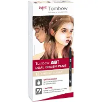 Tombow alcohol-based ABT marker set landscape kleuren (12 stuks)