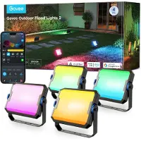 Govee slimme grondverlichting Matter RGBWW - 4 pack buiten