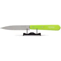 Opinel - Gekarteld mes - No. 113 - RVS - groen - hout