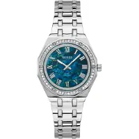 GUESS Analoog horloge 'Desire' turquoise / petrol / zilver