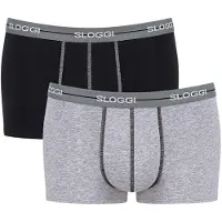 Sloggi Boxershorts grijs / zwart