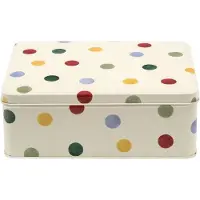 Emma Bridgewater - Bewaarblik Polka Dots - Stippen - Blik - Rechthoek - 20 x 15 x 8 cm