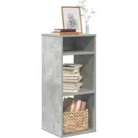 vidaXL Boekenkast 34x31x80 cm bewerkt hout betongrijs