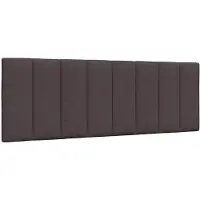 vidaXL Hoofdbordkussen "Hanko" 140 cm stof donkerbruin