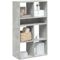 vidaXL Boekenkast 66x31x112 cm bewerkt hout betongrijs