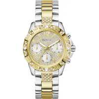 GUESS Analoog horloge 'Majesy' goud / zilver