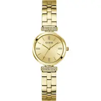 GUESS Analoog horloge 'Array' champagne / goud