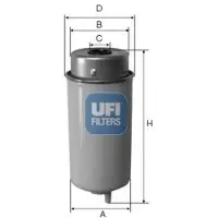 Ufi 24.458.00 Brandstoffilter