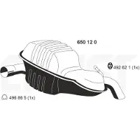 ERNST 650120 Einddemper