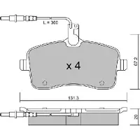AISIN BPPE-1009 Remblokken