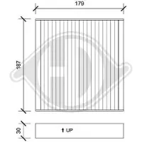 Diederichs DCI0089 Interieurfilter