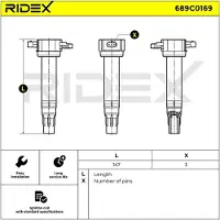RIDEX 689C0169 Bobine