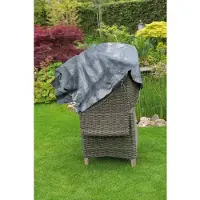 Nature Beschermhoes Voor Gestapelde Stoelen Pe 100 G/m² Antraciet 140x75x70cm