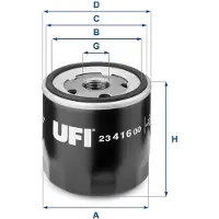 Ufi 23.185.00 Oliefilter