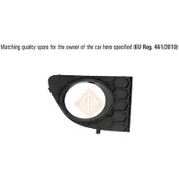 ISAM 0144718 Ventilatiegrille, bumper