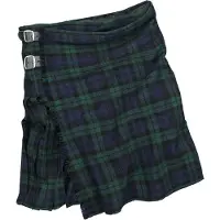 Black premium by emp Midirok - Kilt - M tot 3XL - voor Mannen - groen-blauw - Maat XL